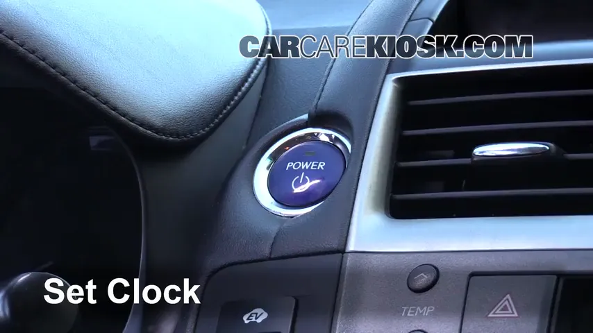 2010 Lexus HS250h Premium 2.4L 4 Cyl. Clock